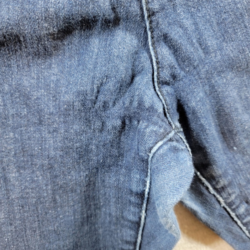 Dear John Denim Trousers Womens 31 Blue Good Flare Leg Stretch Jeans - Picture 11 of 11
